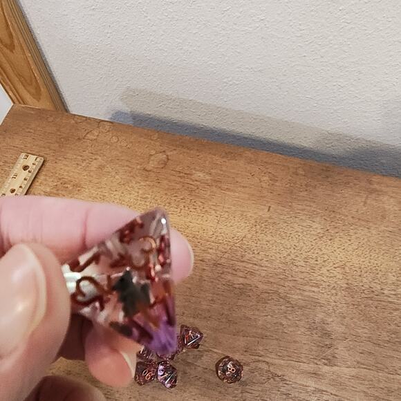 Polyhedral Squirrel Dice Set RPG DnD Dungeons Dragons AD&D - Picture 8 of 11